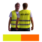 Preview: Sicherheitswesten bedruckt Ordnerwesten Securitywesten gelb oder orange