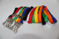Preview: Schlüsselbänder Lanyards neutral unbedruckt
