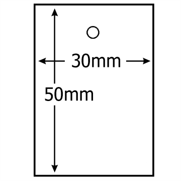 Kartonetiketten 30x50mm
