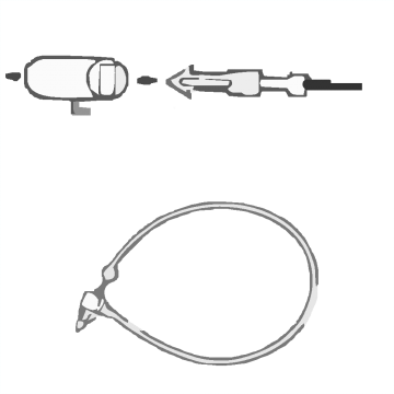 Sicherheitsfäden Etikettenbefestigungen OSAKA