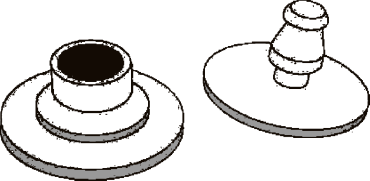 Stoffkontrollbänder individuell bedruckt mit Kunststoffverschluss zum zudrücken