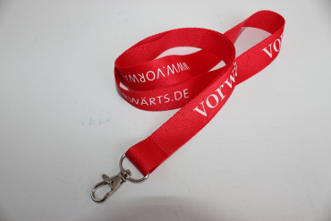 Schlüsselbänder Lanyards incl.einfarbiger Bedruckung