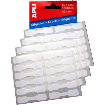 Schmucketiketten Ringetiketten 10x49mm