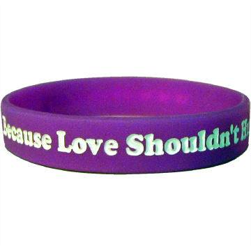 Silikonbänder für Erwachsene oder Kinder incl.farbgefüllter Tiefprägung