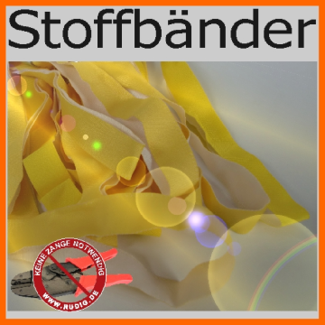 Stoffkontrollbänder neutral einfarbig gewebt mit Kunststoffverschluss zum zuschieben