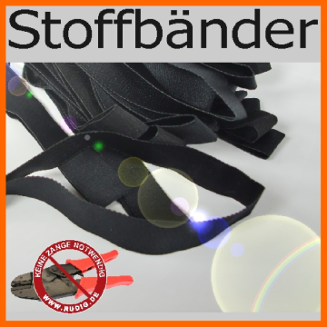 Stoffkontrollbänder neutral einfarbig gewebt mit Kunststoffverschluss zum zuschieben