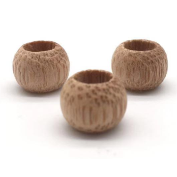 Bambusverschlüsse für Stoffbänder - wiederverwendbar - Perlenverschluss