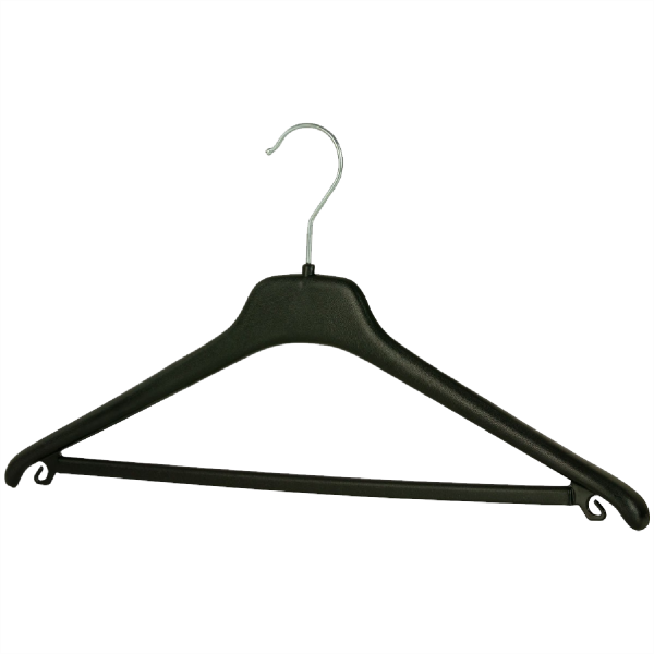 Kleiderbügel Kunststoffbügel mit Steg 34cm