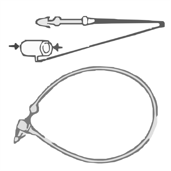 Sicherheitsfäden Etikettenbefestigungen V-LOX120